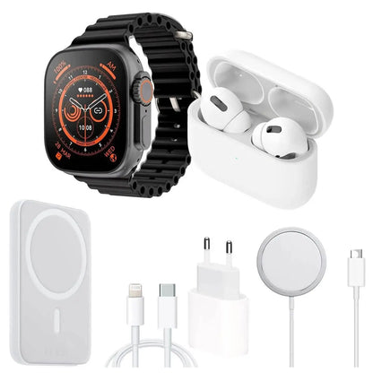 Smart Watch and Earphone Combo